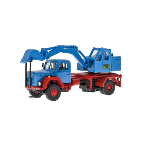 Viessmann H0 8135 MAGIRUS DEUTZ 2-achs Eckhauber mit Baggeraufbau Basis Funktionsmodell CarMotion