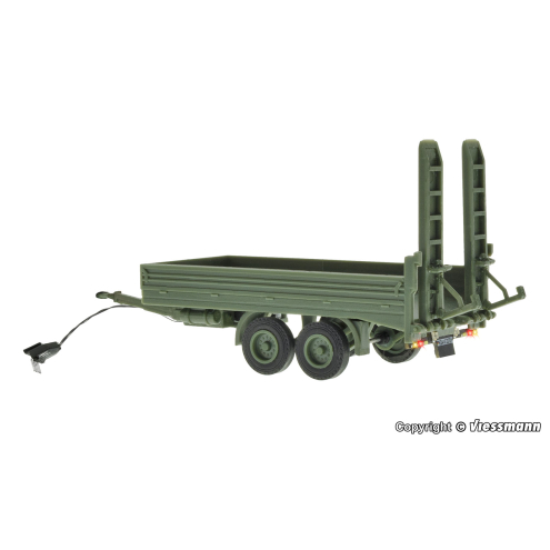 Viessmann H0 8220 CarMotion Tandem Tieflader, Militär, Funktionsmodell