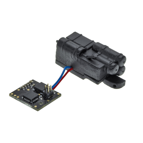 Viessmann H0 8453 Nachrüst-Set Sound für MB Rundhauber, schwarz CarMotion