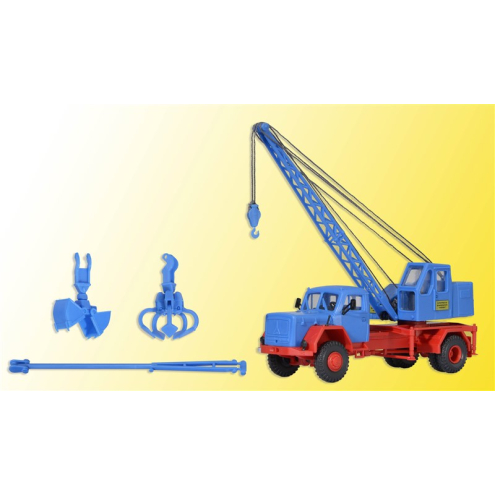 Kibri H0 11290 MAGIRUS Eckhauber mit Fuchsbagger