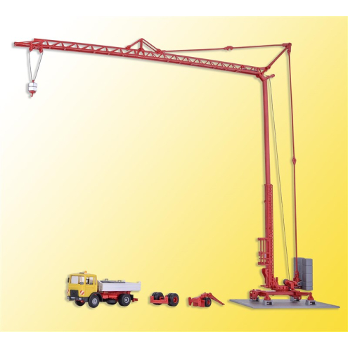 Kibri H0 13025 MAN Kipppritsche u. LIEBHERR SK 20 Schnelleinsatz