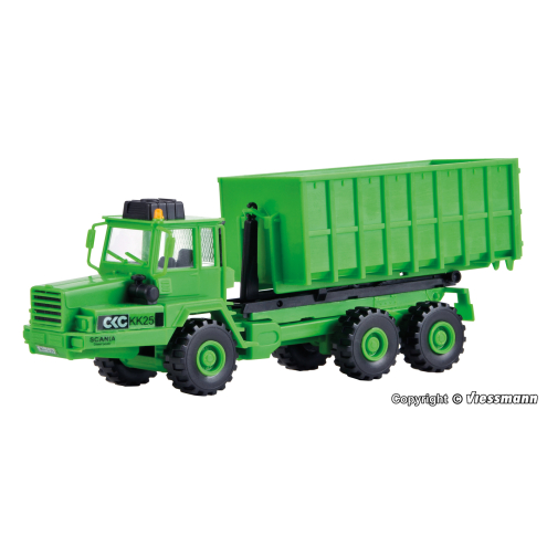 Kibri H0 14020 KAELBLE GMEINDER Knicklenker mit Hakenabrollaufb.