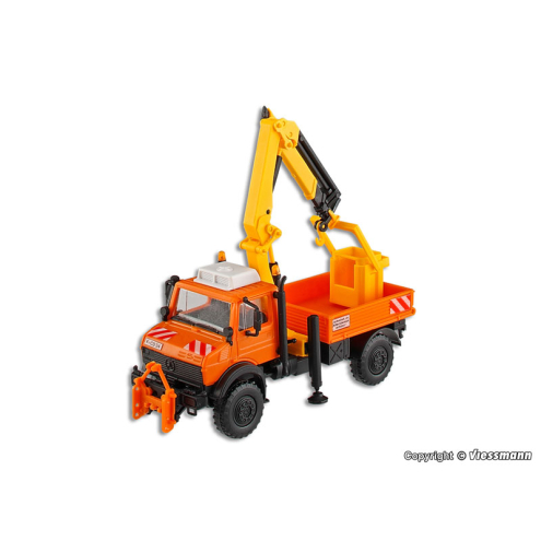 Kibri H0 15005 UNIMOG mit Arbeitskran und Korb