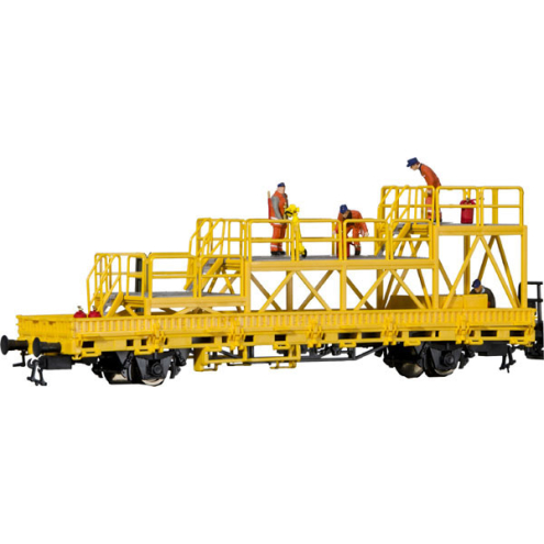 Kibri H0 26262 Fertigmodell Niederbordwagen mit Arbeitsbühne Gle