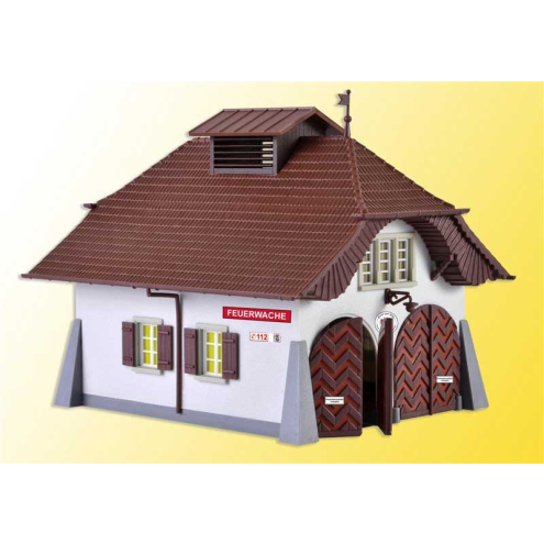 Kibri H0 38032 Ländliche Feuerwache inkl. Hausbeleuchtungs-Start