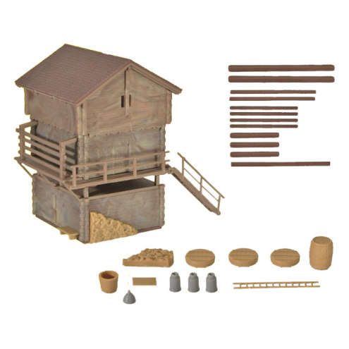 Kibri H0 38035 Stall und Stadel