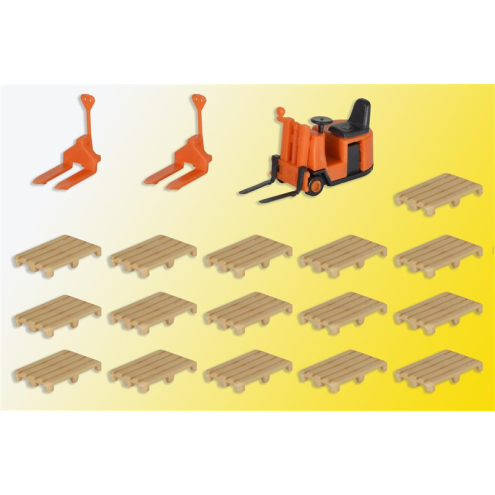 Kibri H0 38147 Deko-Set Stapler und Paletten
