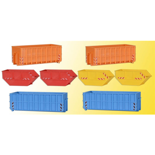 Kibri H0 38648 Deko-Set Absetzcontainer