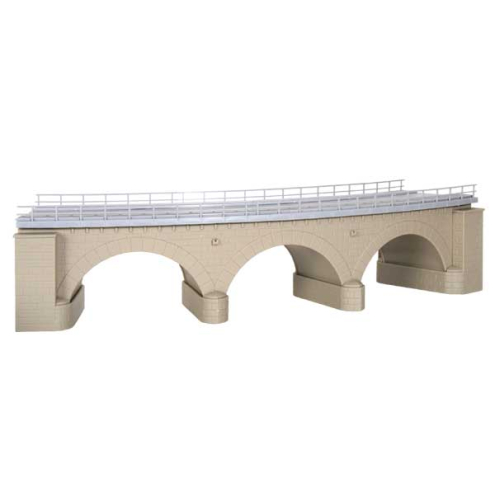 Kibri H0 39722 Steinbogenbrücke m. Eisbrecherpfeilern eingleisig