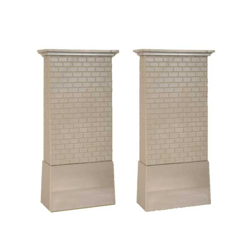 Kibri H0 39751 2 Gemauerte Viadukt-Mittelpfeiler