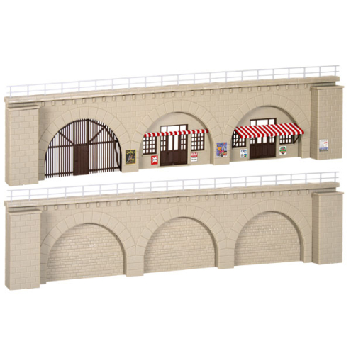 Kibri H0 39755 Arkadenstücke mit versch. Bogeneinsätzen, 2 Stück