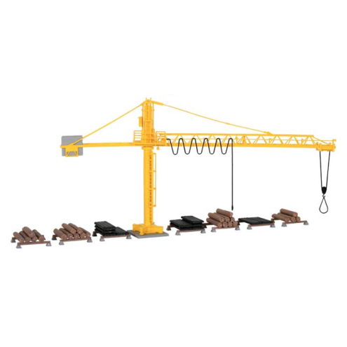 Kibri H0 39817 Kran mit Schwellenstapel
