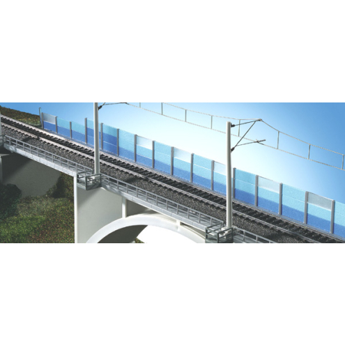 Kibri H0 38623 Schallschutzwand, Länge/Höhe variabel (Bausatz)