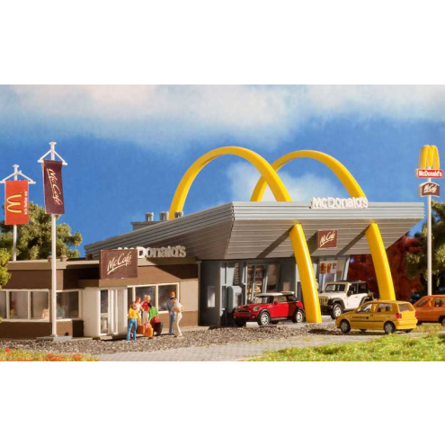 Vollmer H0 43635 McDonald´s Schnellrestaurant mit McCafé