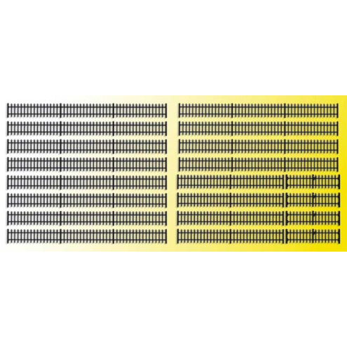 Vollmer H0 45007 Eisenzaun schwarz, 192 cm