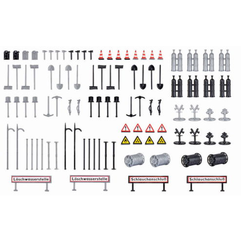 Vollmer H0 45746 Deko-Set Feuerwehr