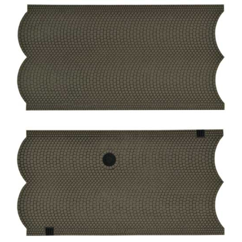 Vollmer H0 48240 Straßenplatte Kopfsteinpflaster ( 3 Platten )