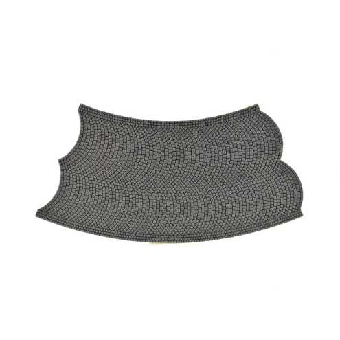 Vollmer H0 48257 Straßenplatte Kopfsteinpflaster, 45°-Kurve r=15