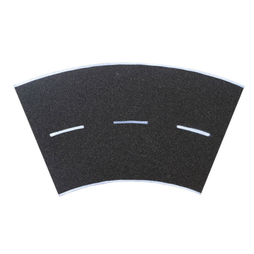 Vollmer H0 48265 Straßenplatte Asphalt, 45°-Kurve, r= 12 cm