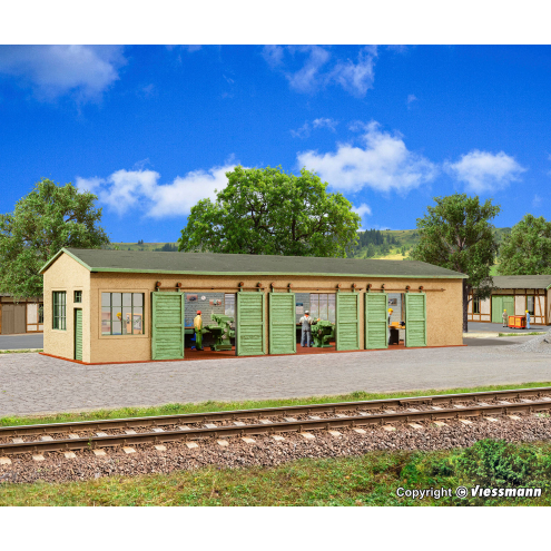 Vollmer H0 45641 KFZ-Werkstatt – Polyplate Bausatz